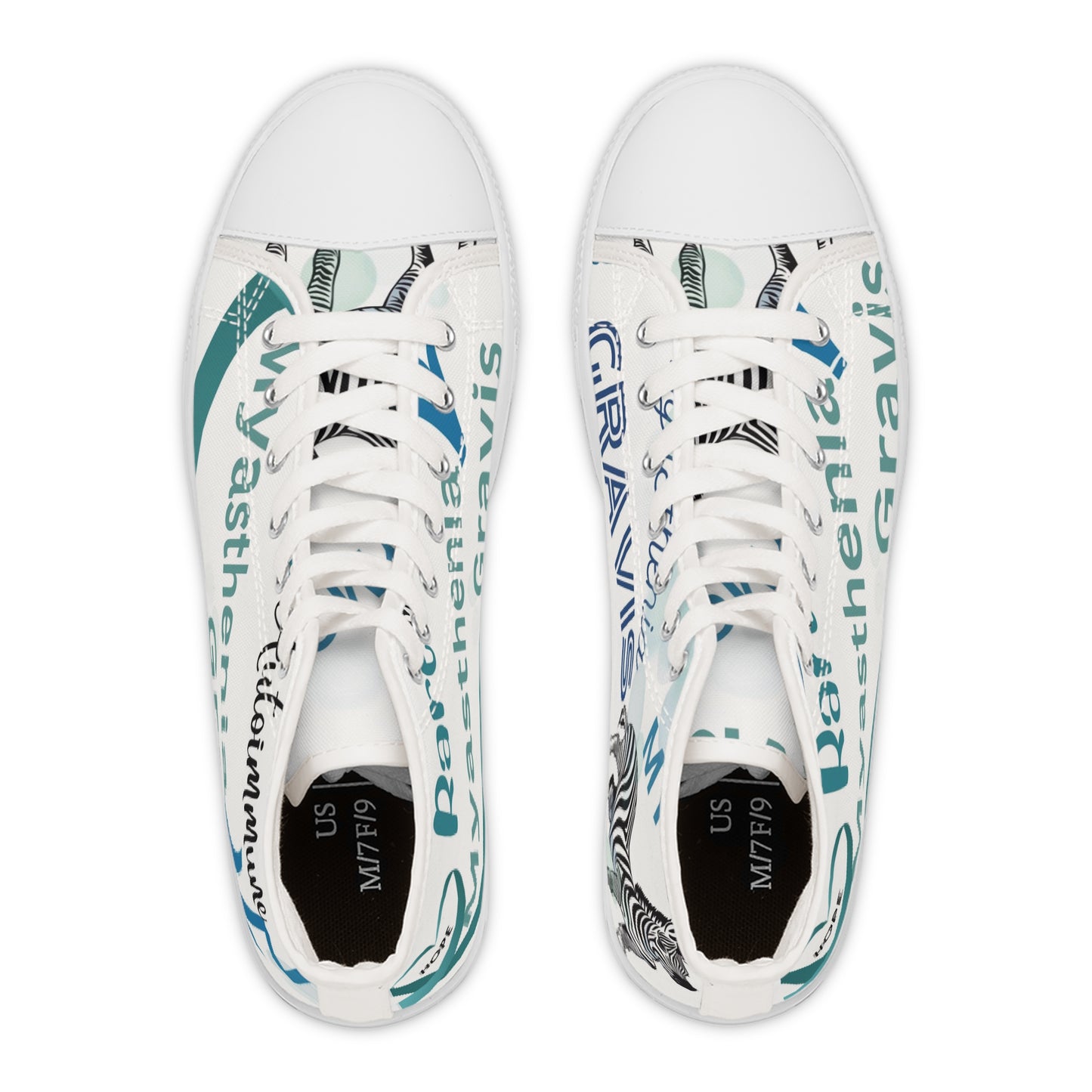 Awareness for Myasthenia Gravis Women's High Top Sneakers