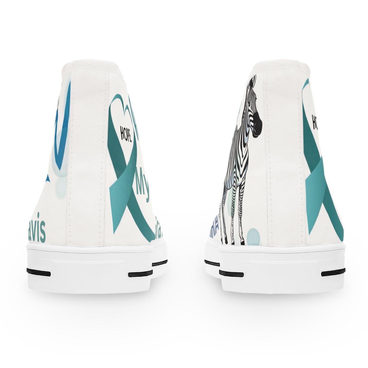 Awareness for Myasthenia Gravis Women's High Top Sneakers