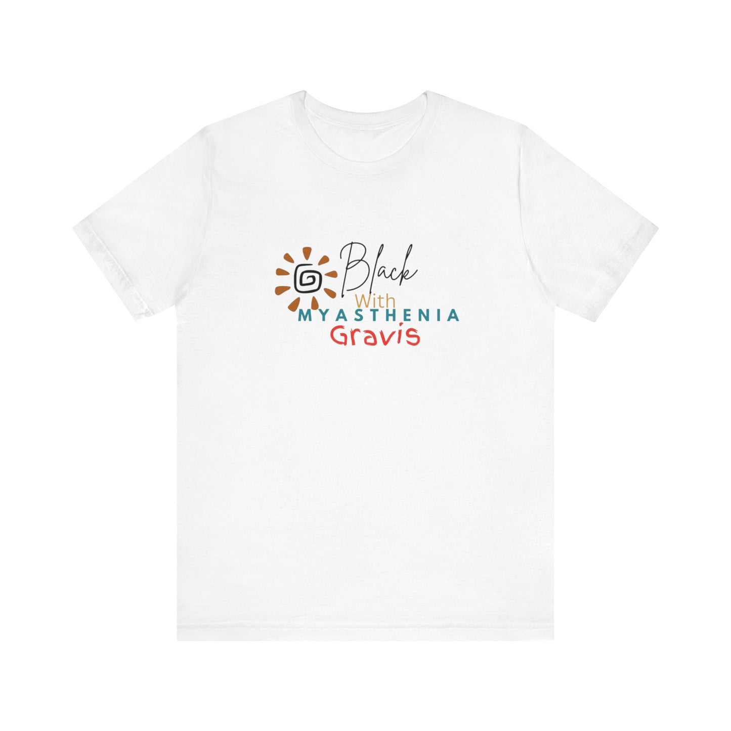 Black with MG Jersey Short Sleeve Tee