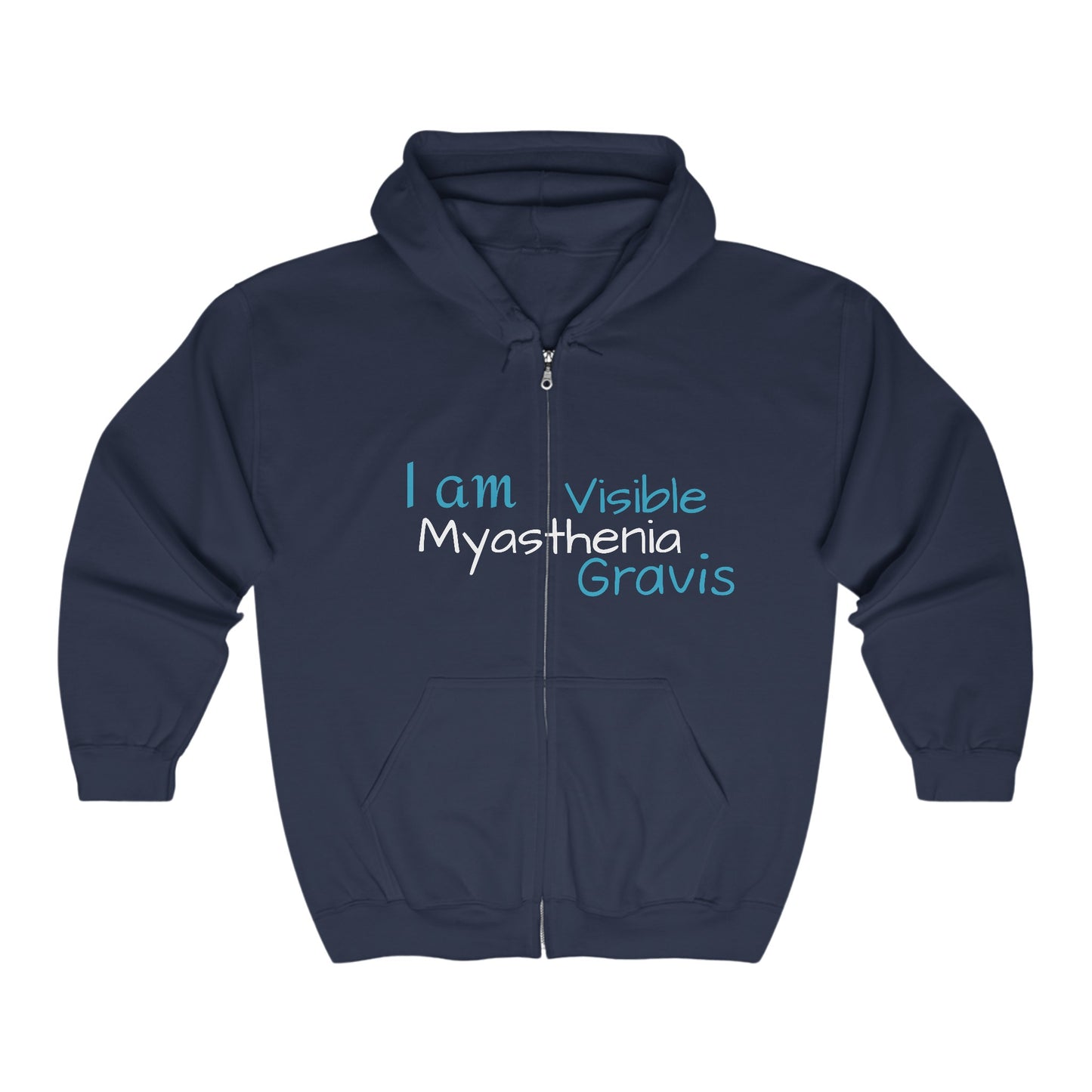I AM Visible Full Zip Hooded Sweatshirt
