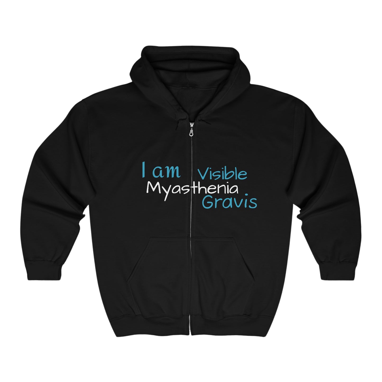 I AM Visible Full Zip Hooded Sweatshirt