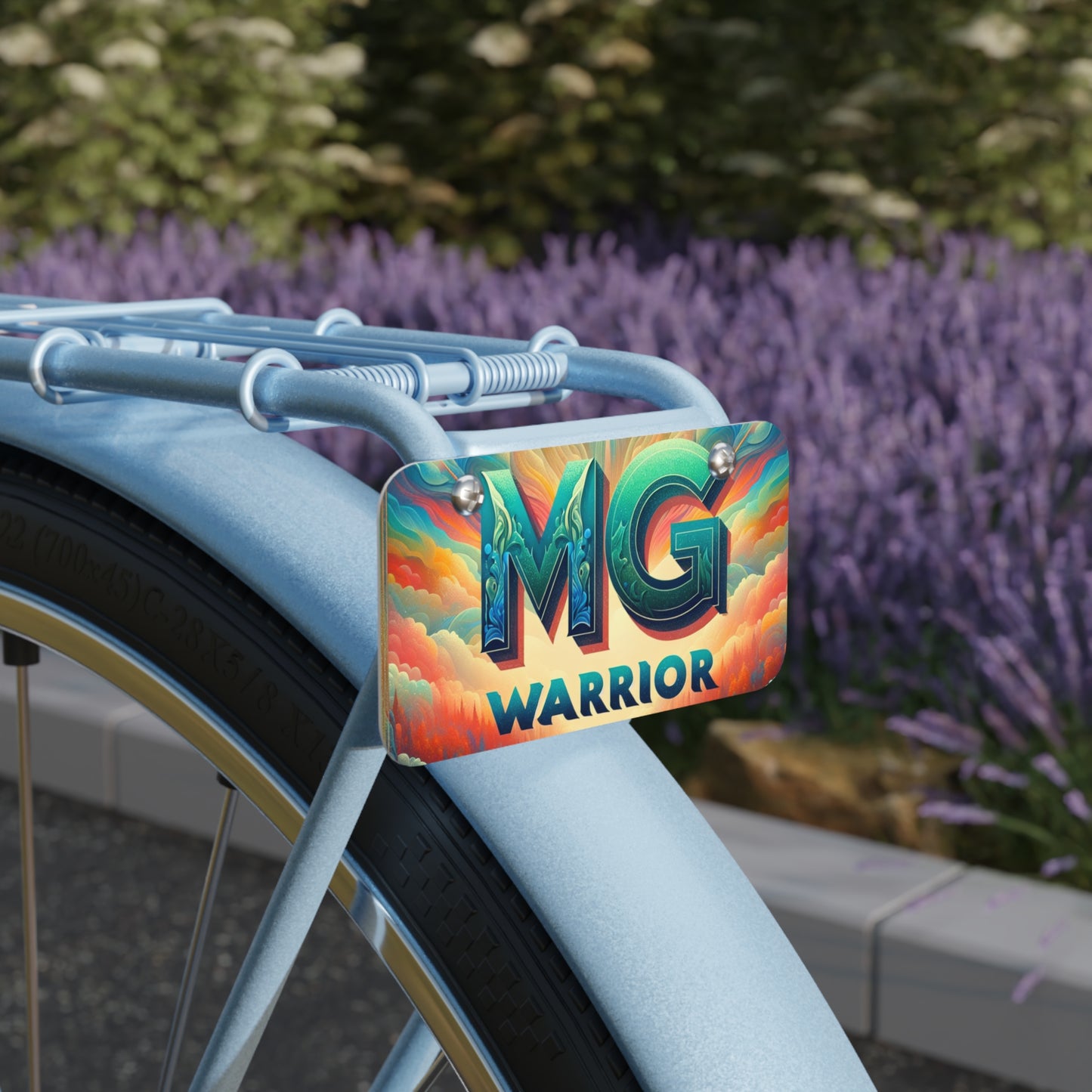 Mini MG Warrior License Plate