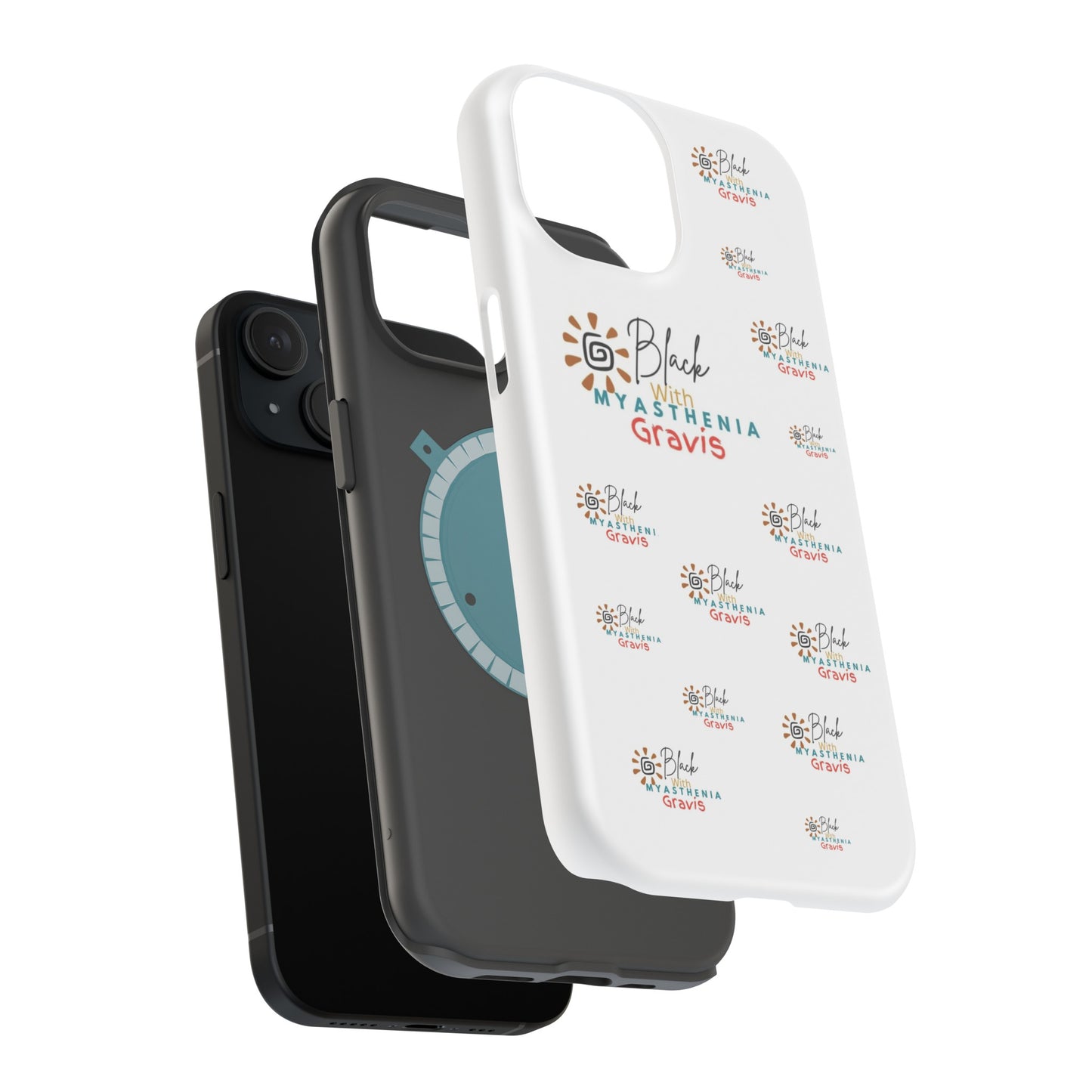 Black with MG Tough phone Cases