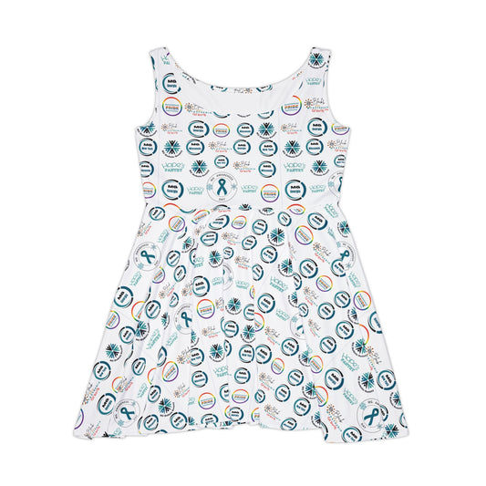 Vibrant Women's Skater Dress for Summer Celebrations